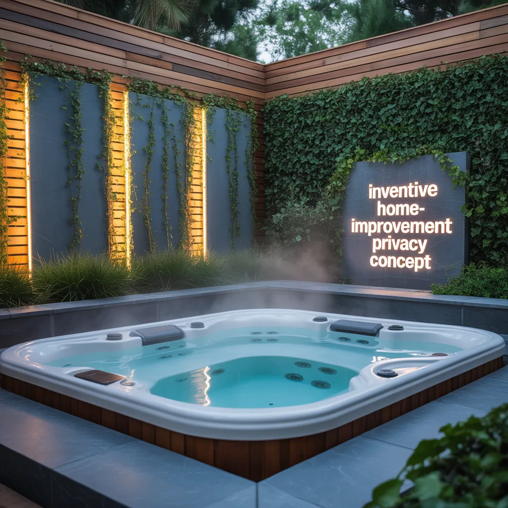 privacy ideas for hot tub