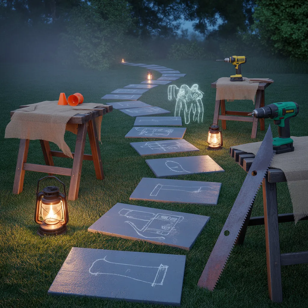 props ideas haunted trail