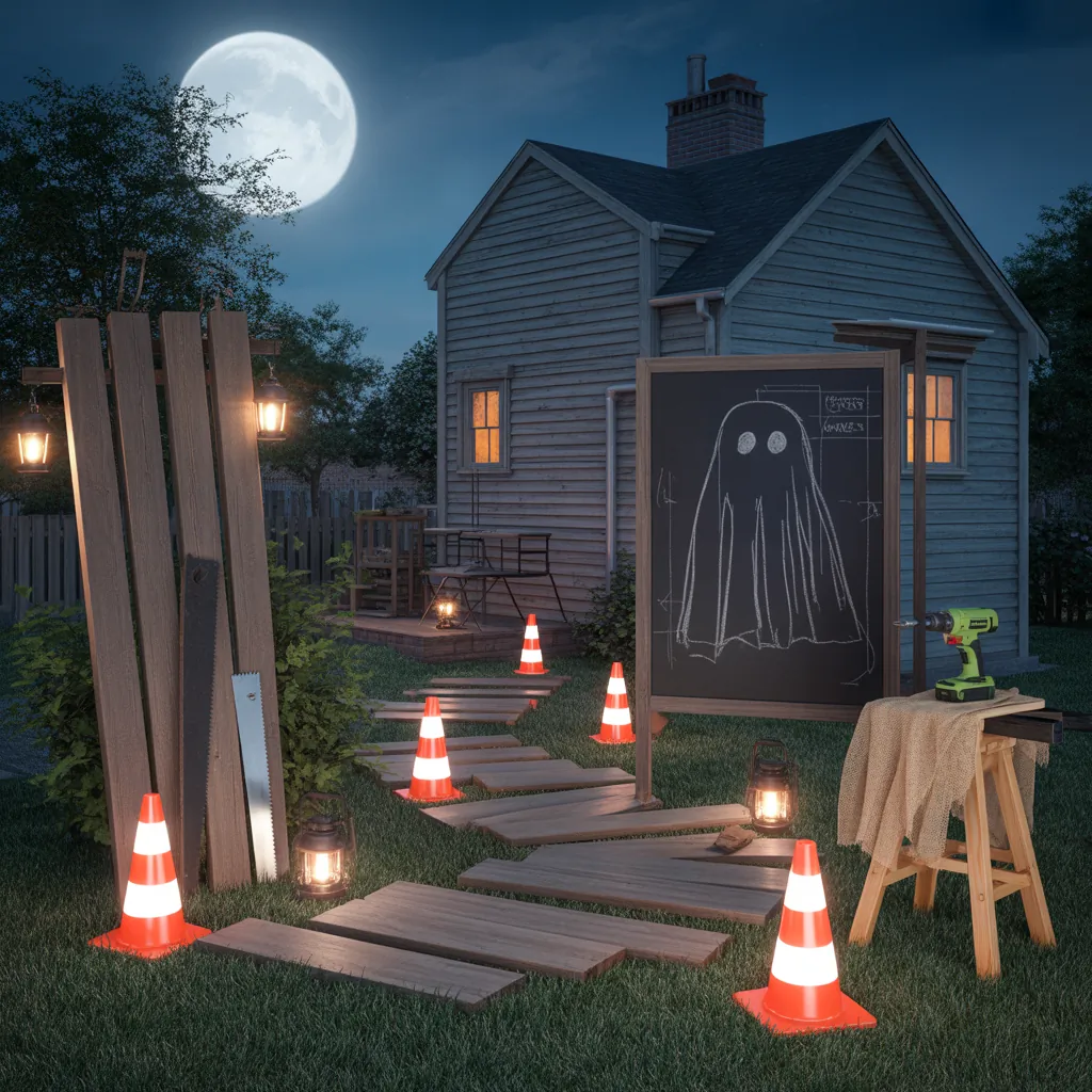 props ideas haunted trail