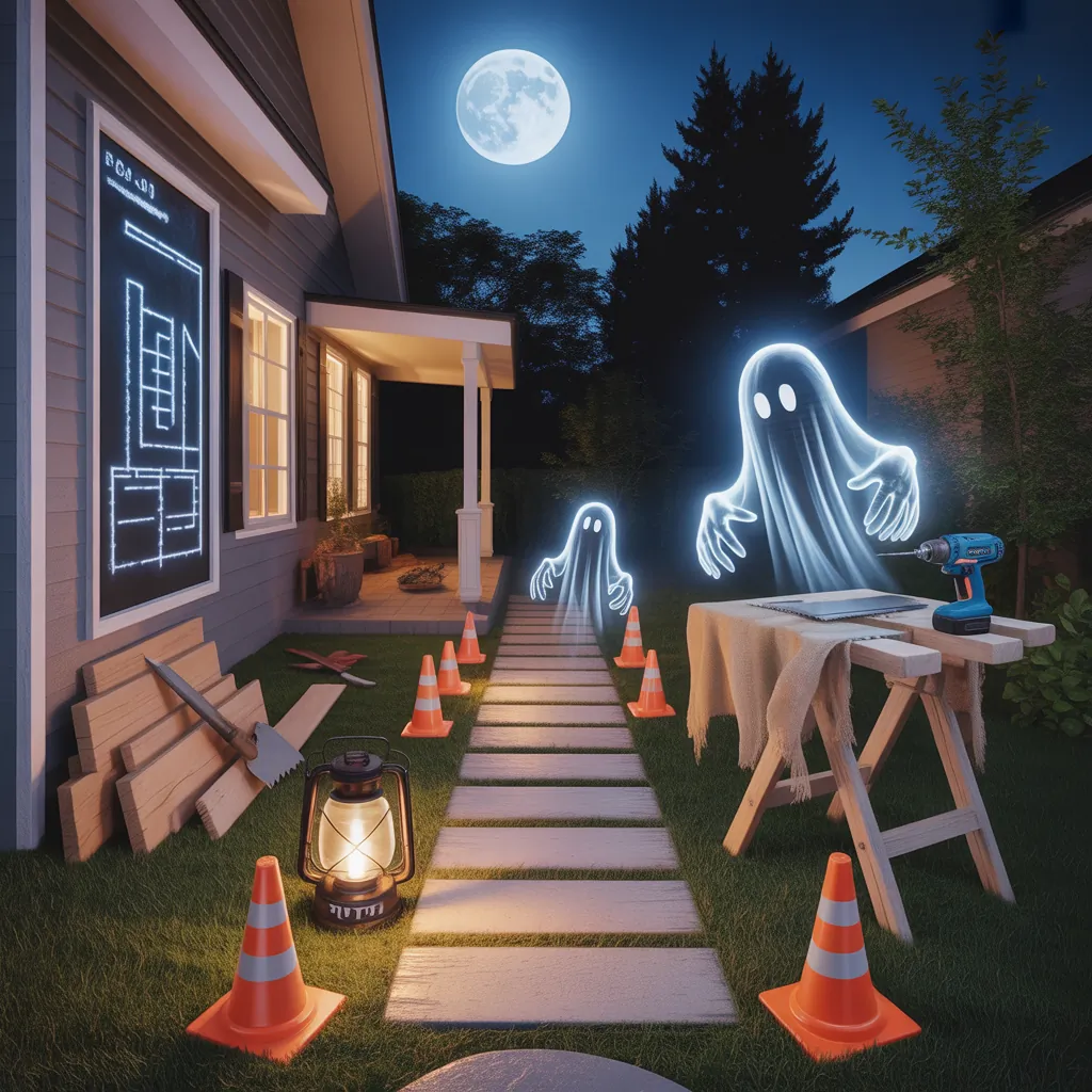 props ideas haunted trail