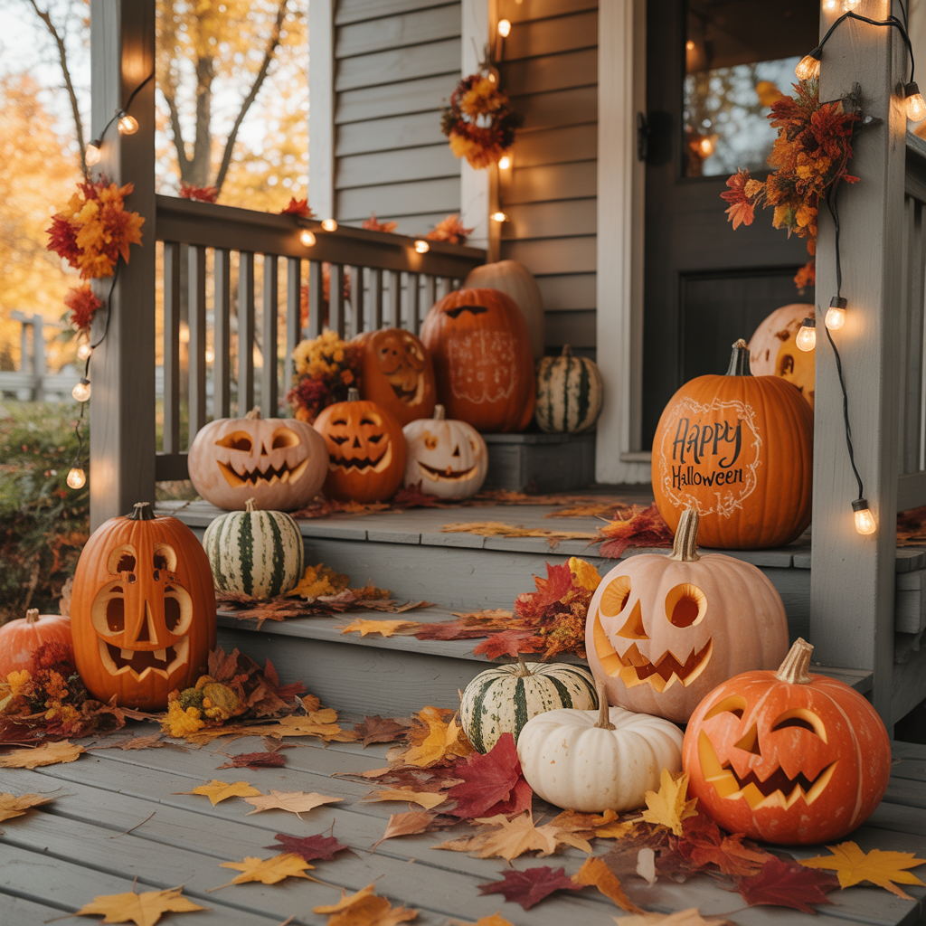 pumpkin decorating themes