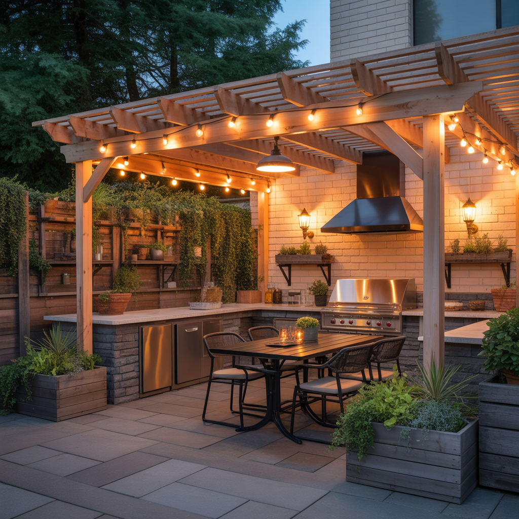 restaurant patio lighting inspiration