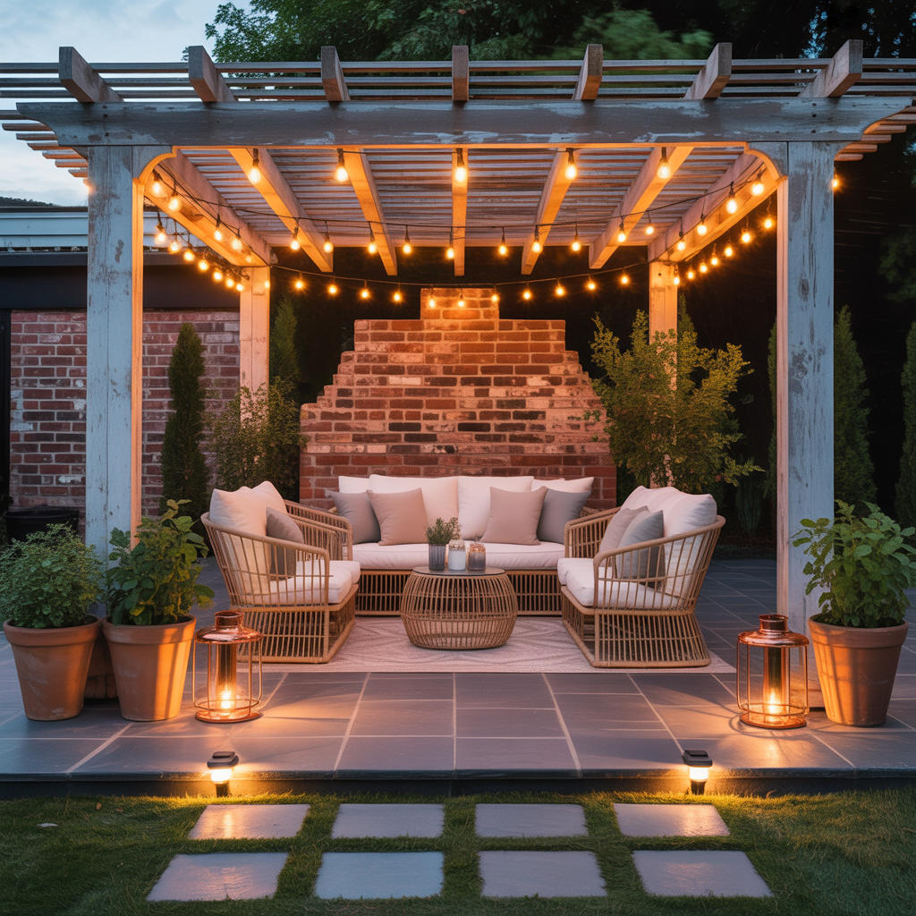 restaurant patio lighting inspiration