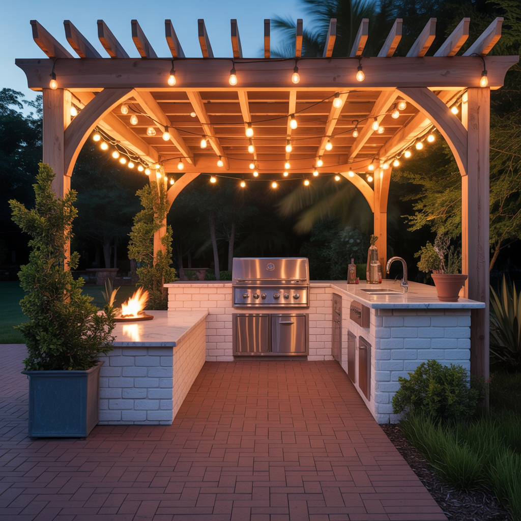 restaurant patio lighting inspiration