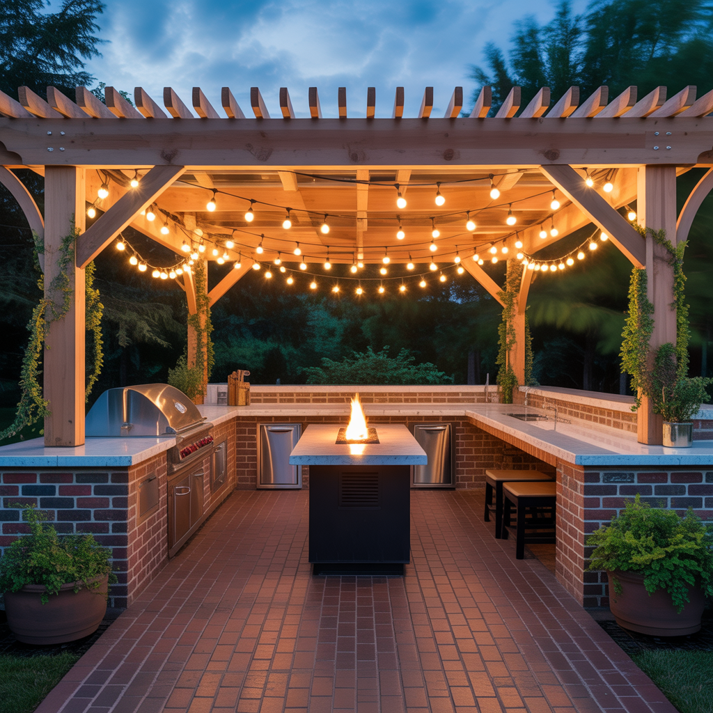 restaurant patio lighting inspiration