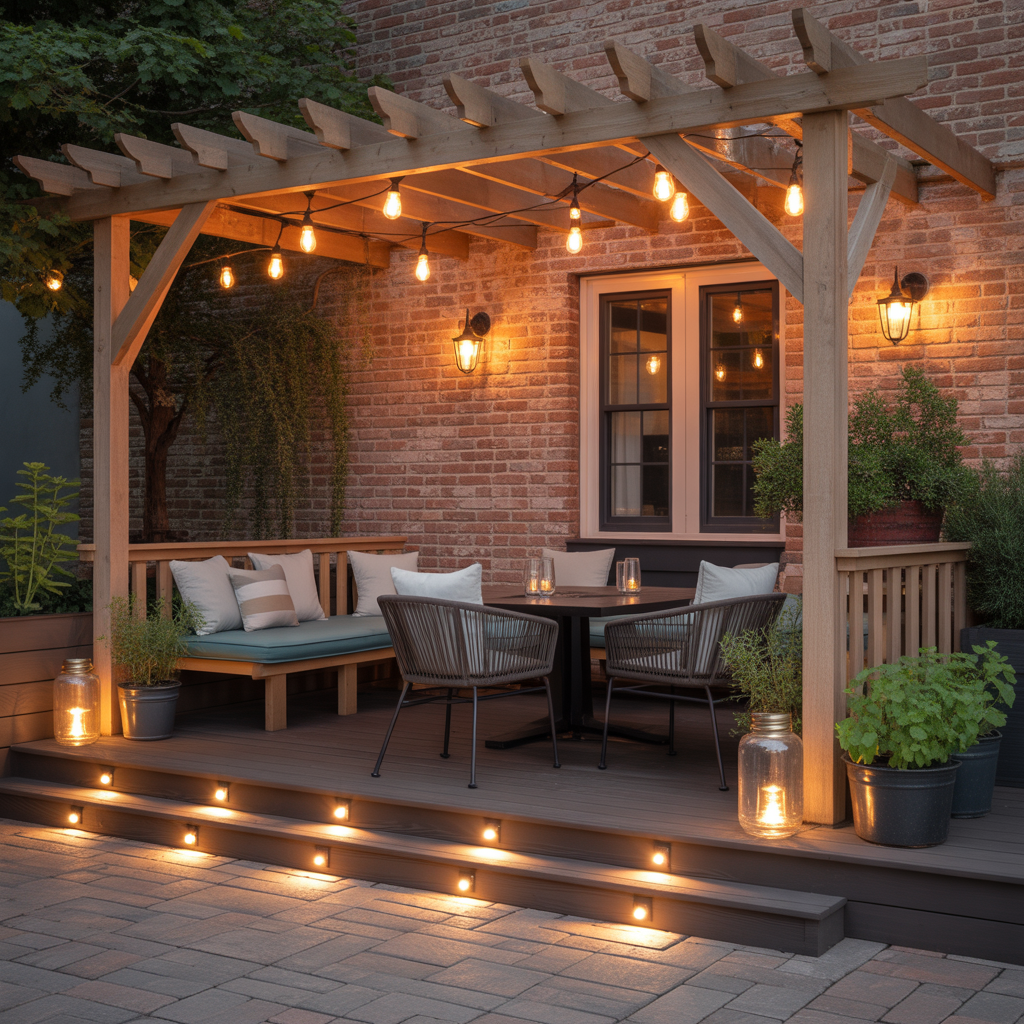 restaurant patio lighting inspiration