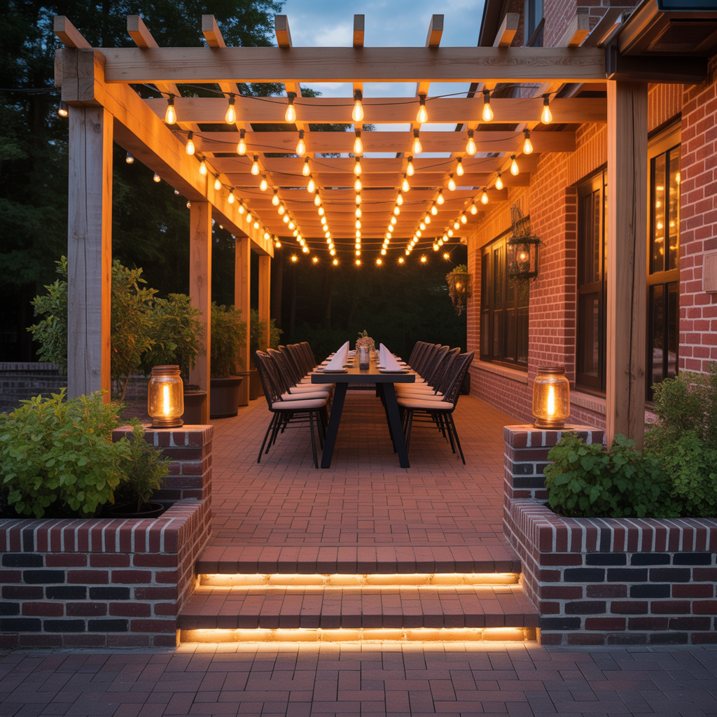 restaurant patio lighting inspiration