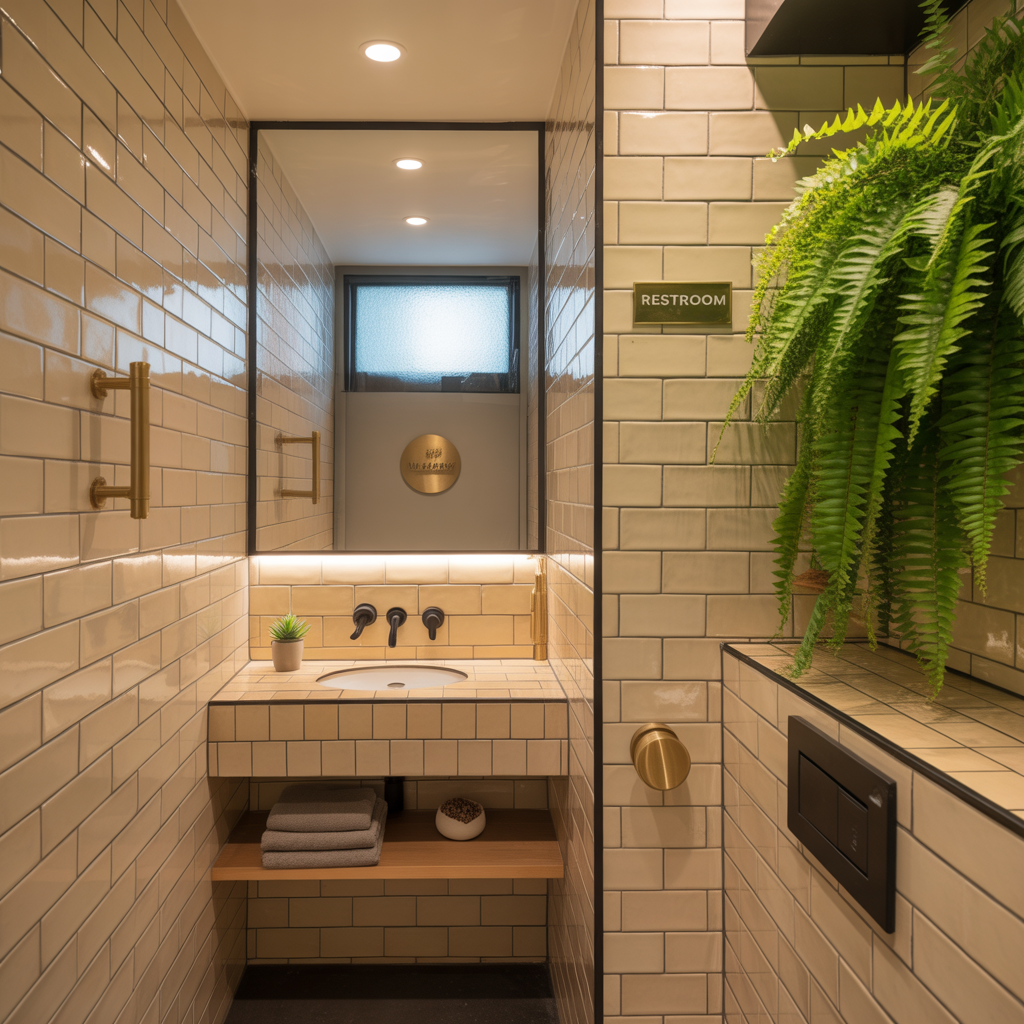 restaurant small bathroom ideas