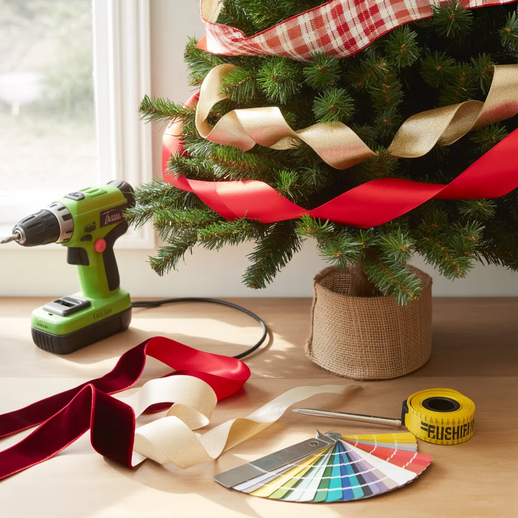 ribbon ideas for christmas tree