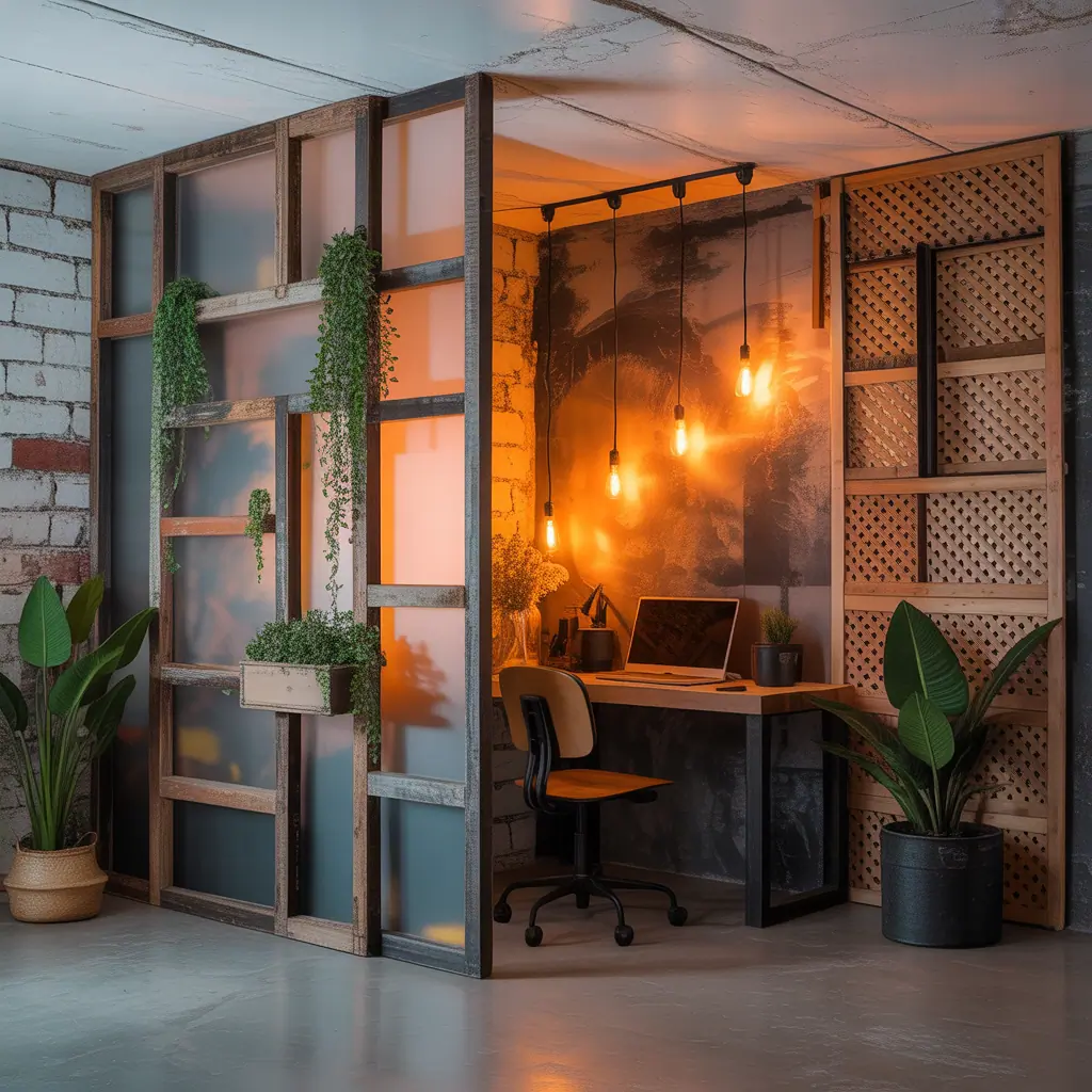 room divider ideas basement