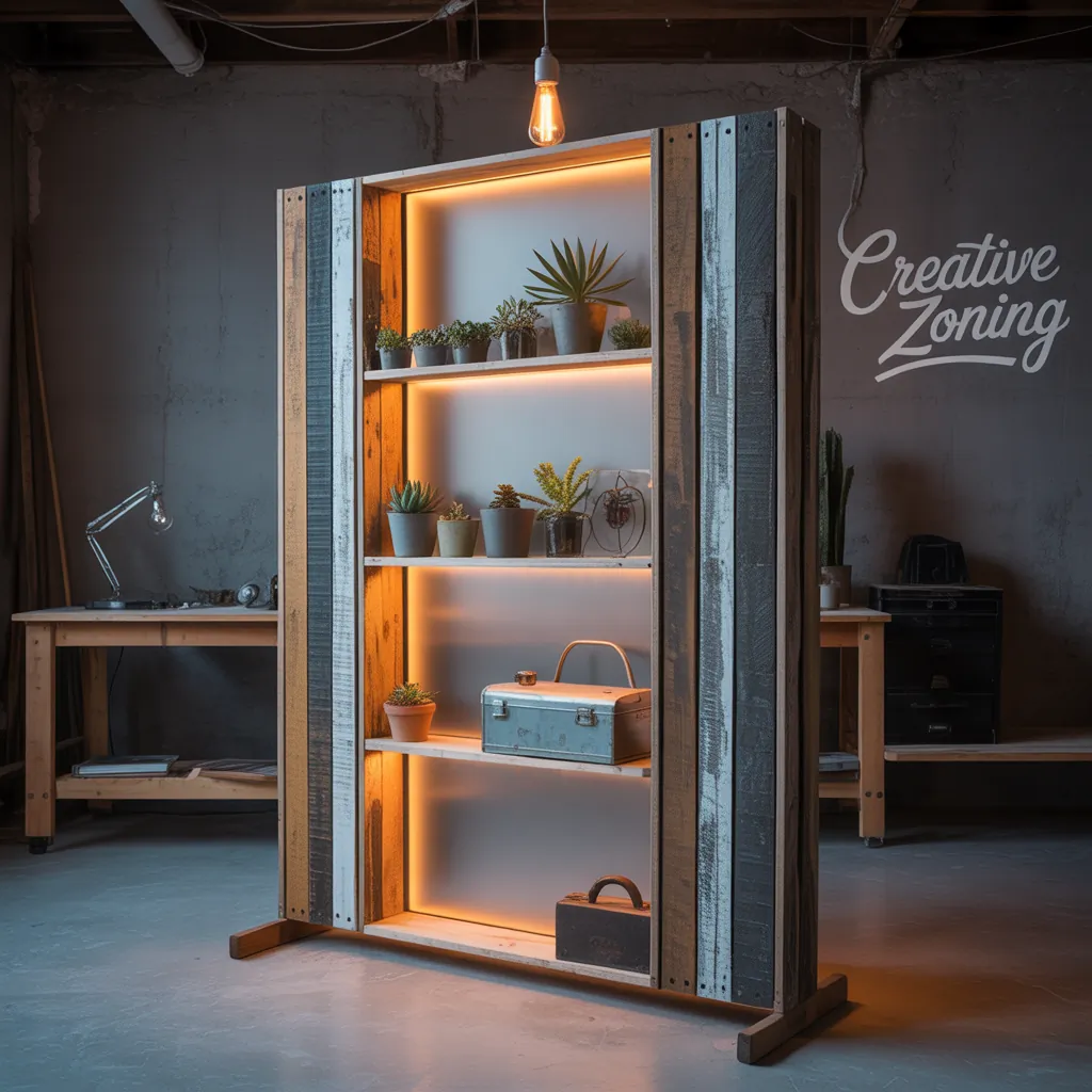 room divider ideas basement