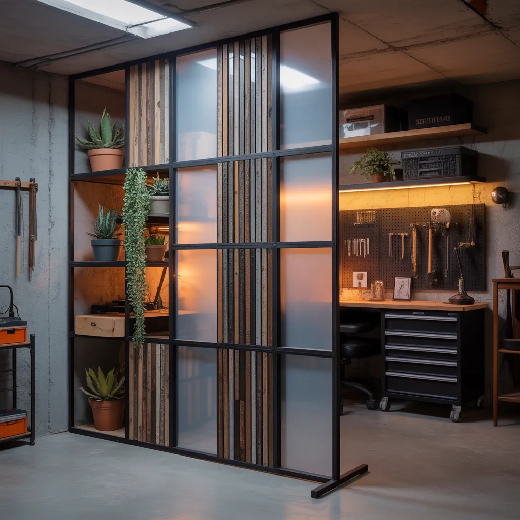 room divider ideas basement
