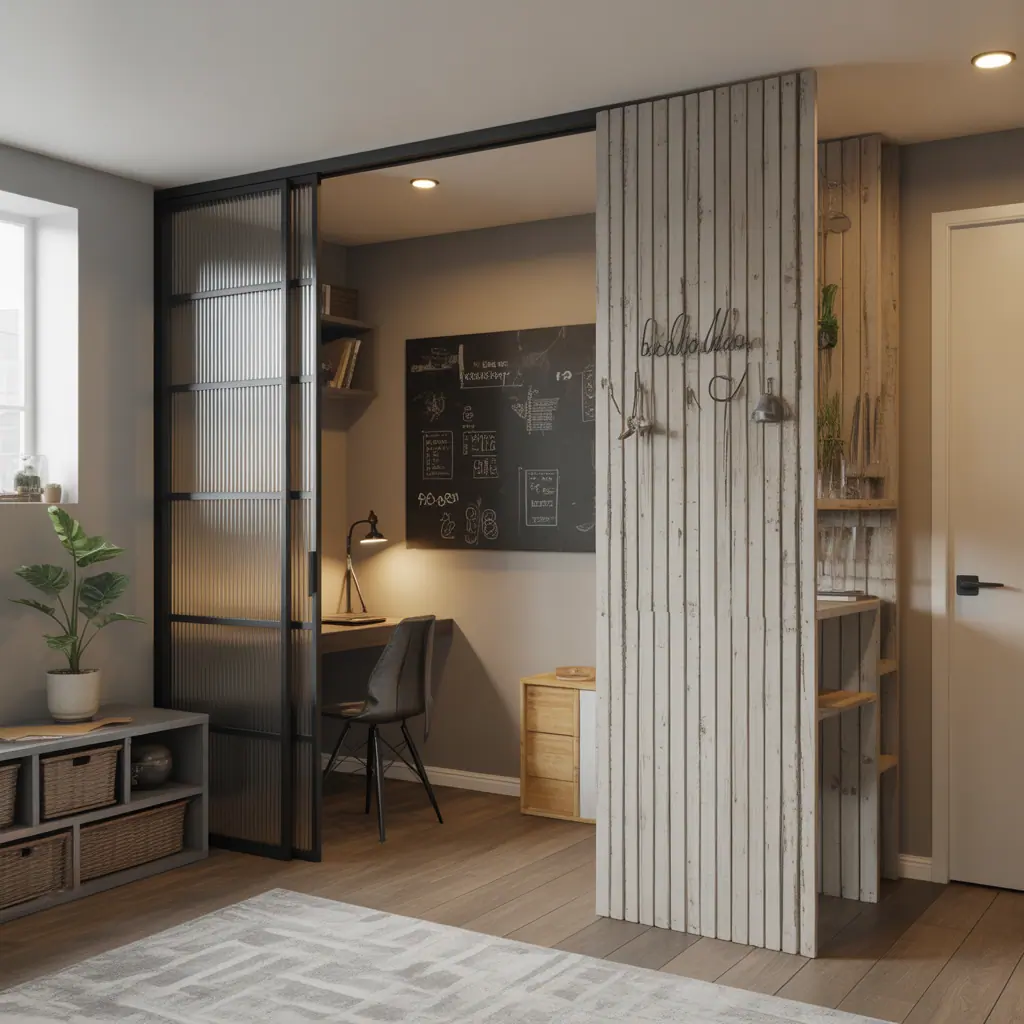 room divider ideas basement