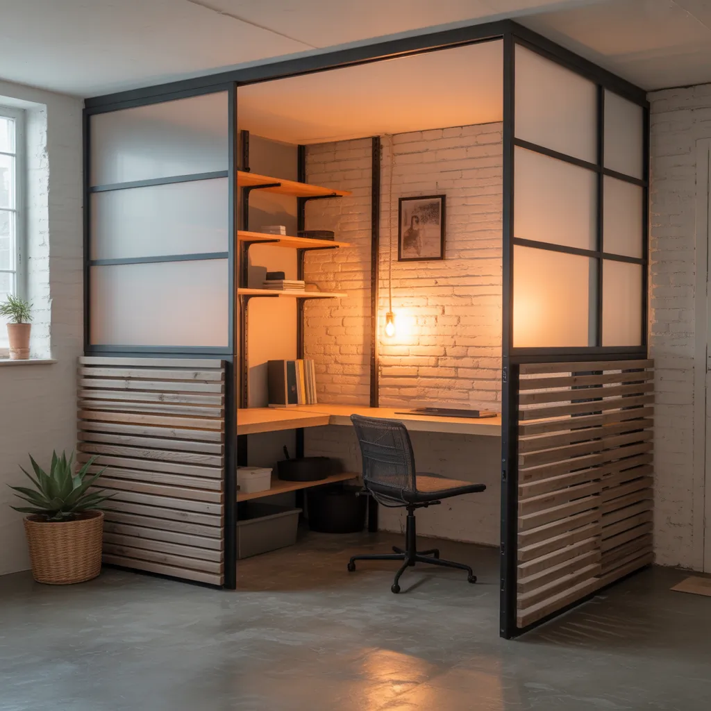room divider ideas basement