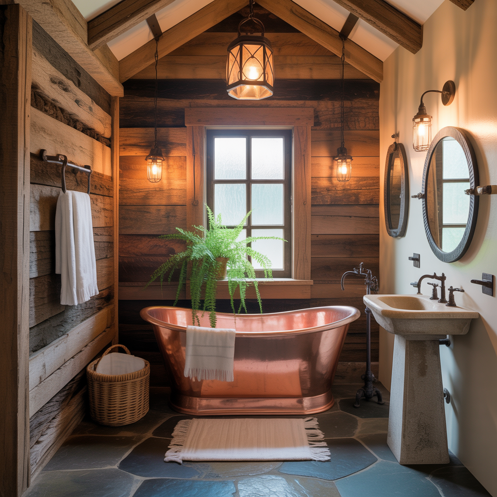 Rustic Bathroom Designs