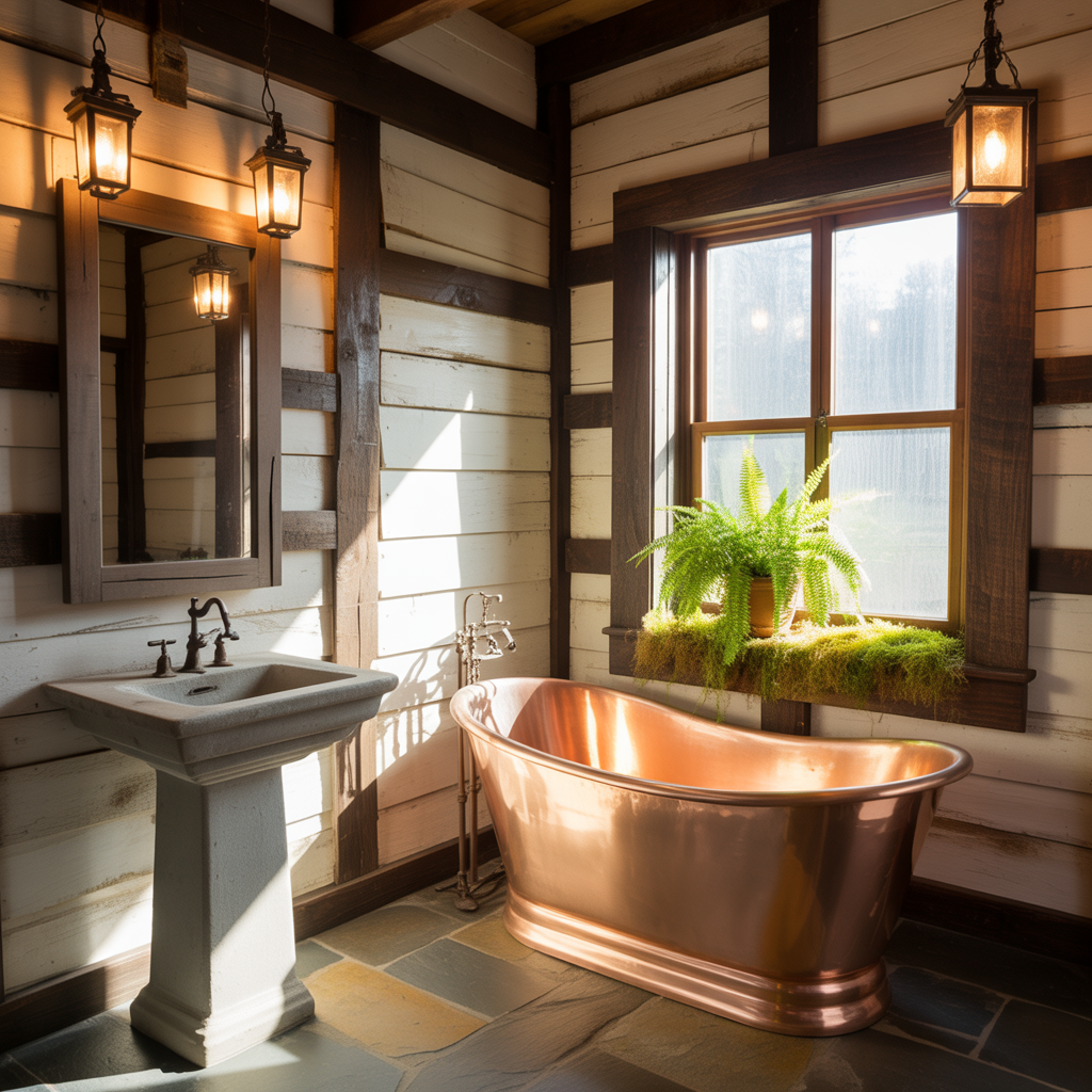 Rustic Bathroom Designs