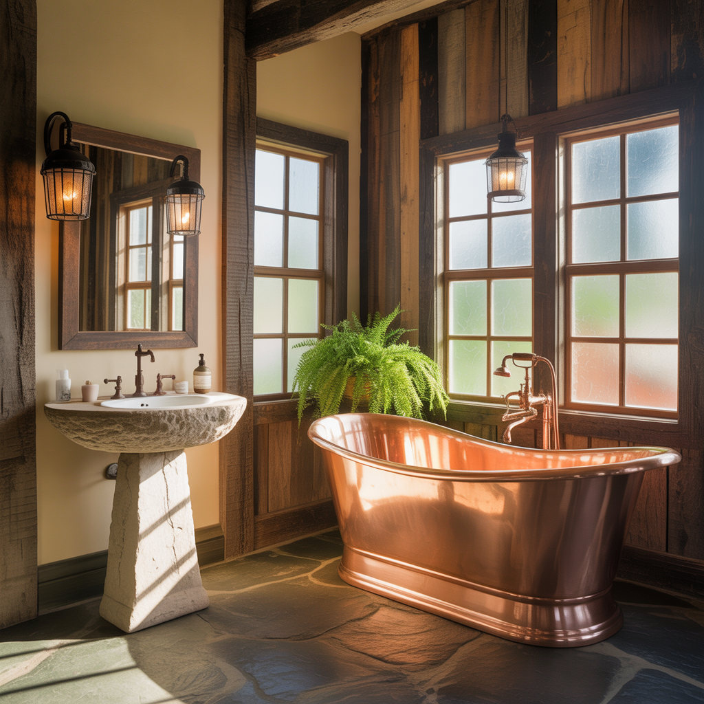 Rustic Bathroom Designs