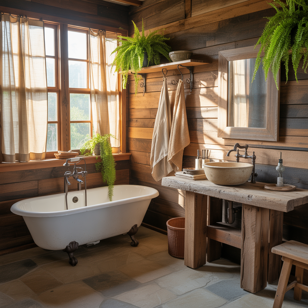 Rustic Bathroom Designs