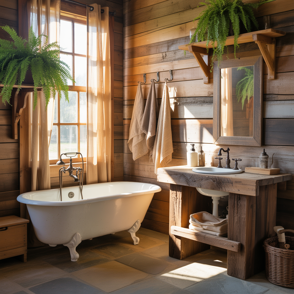 Rustic Bathroom Designs
