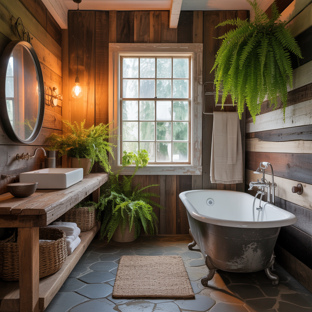 Rustic Bathroom Designs