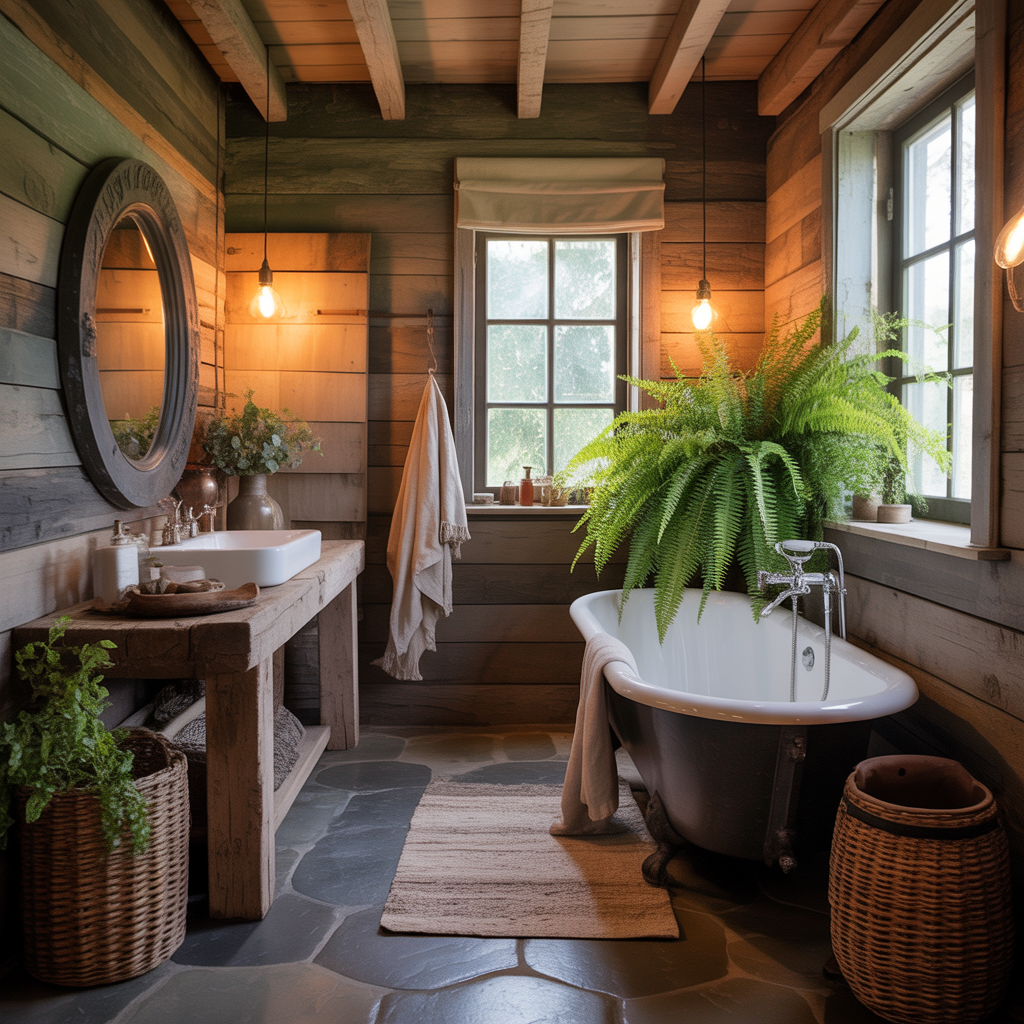 Rustic Bathroom Designs