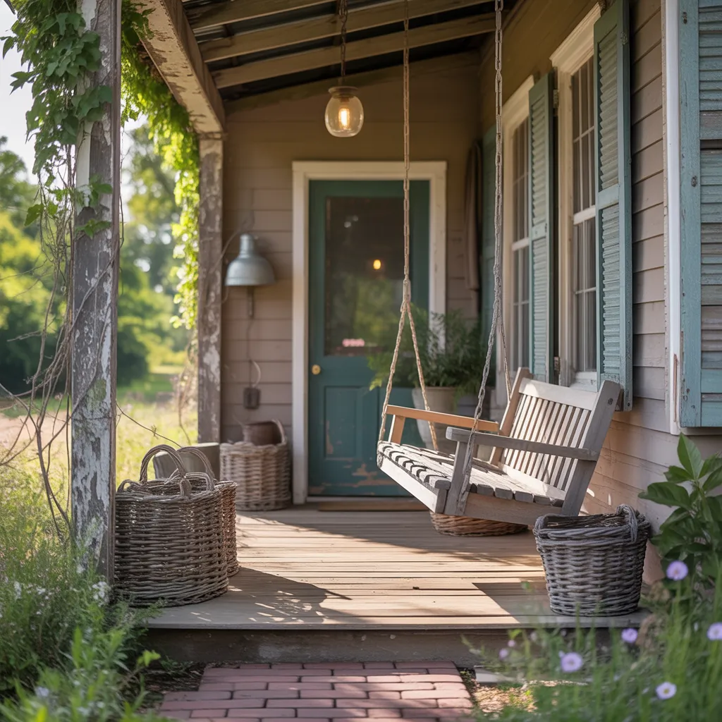 rustic farmhouse porch ideas