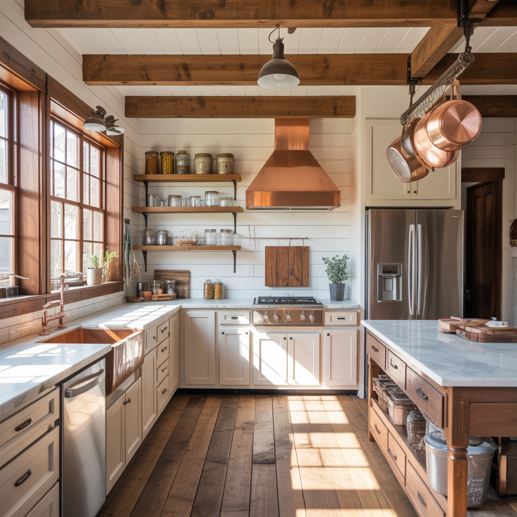 rustic modern farmhouse kitchen ideas