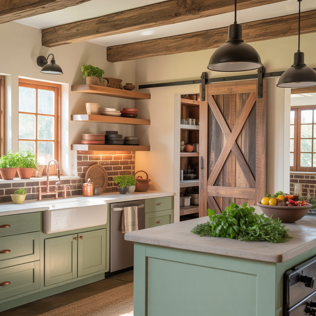 rustic modern farmhouse kitchen ideas