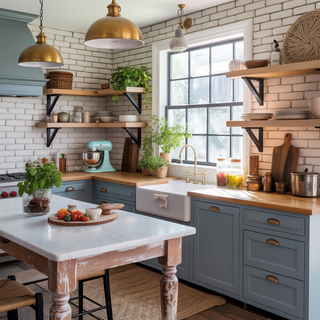 rustic modern farmhouse kitchen ideas