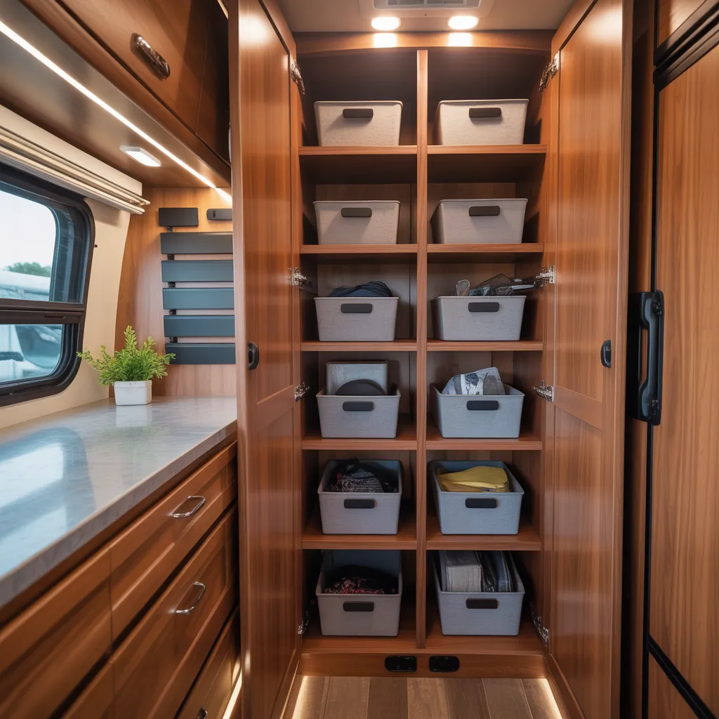 rv closet storage