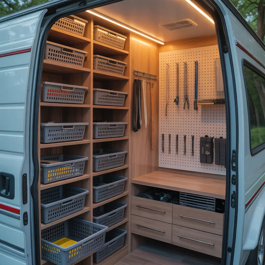 rv closet storage