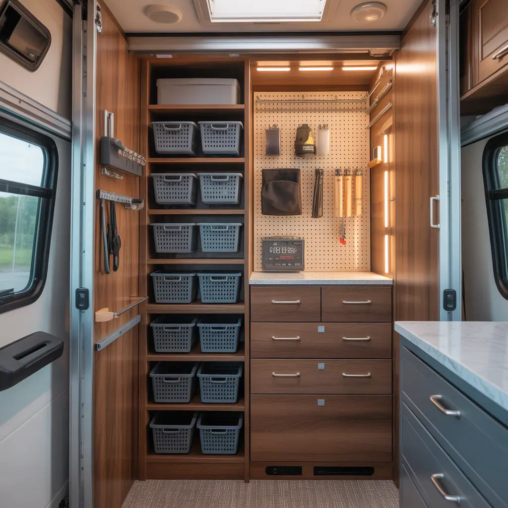 rv closet storage