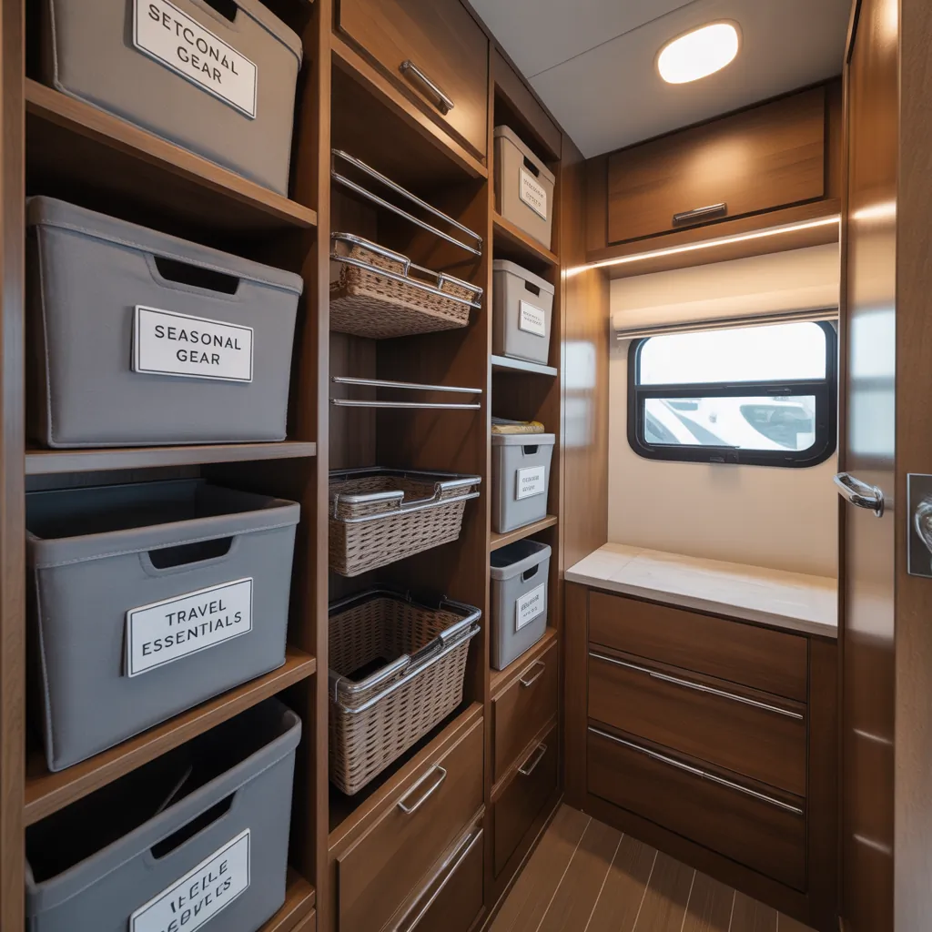 rv closet storage