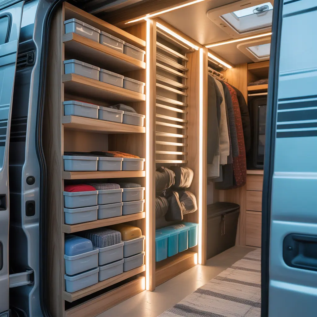 rv closet storage