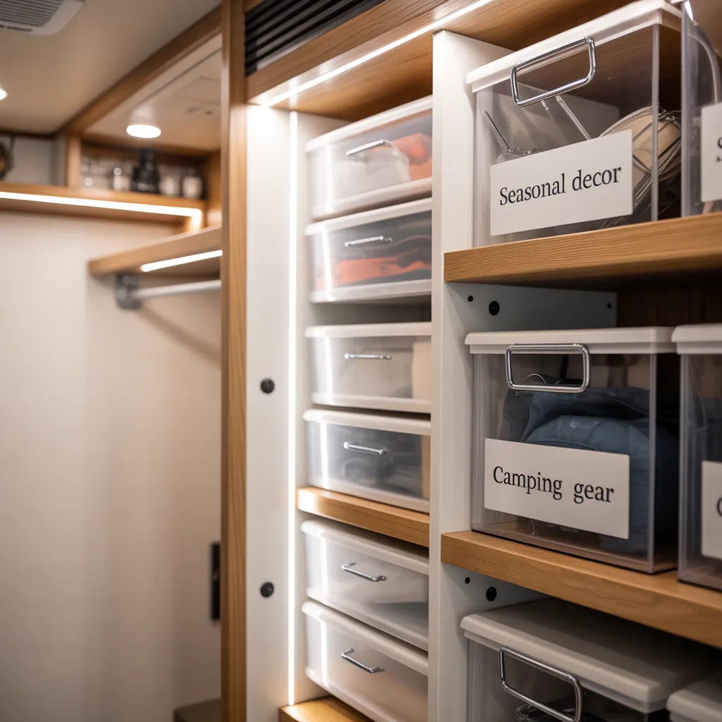 rv closet storage