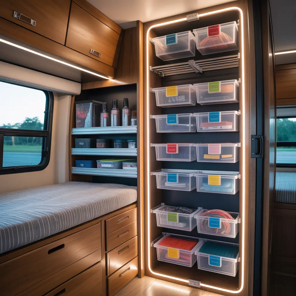rv closet storage