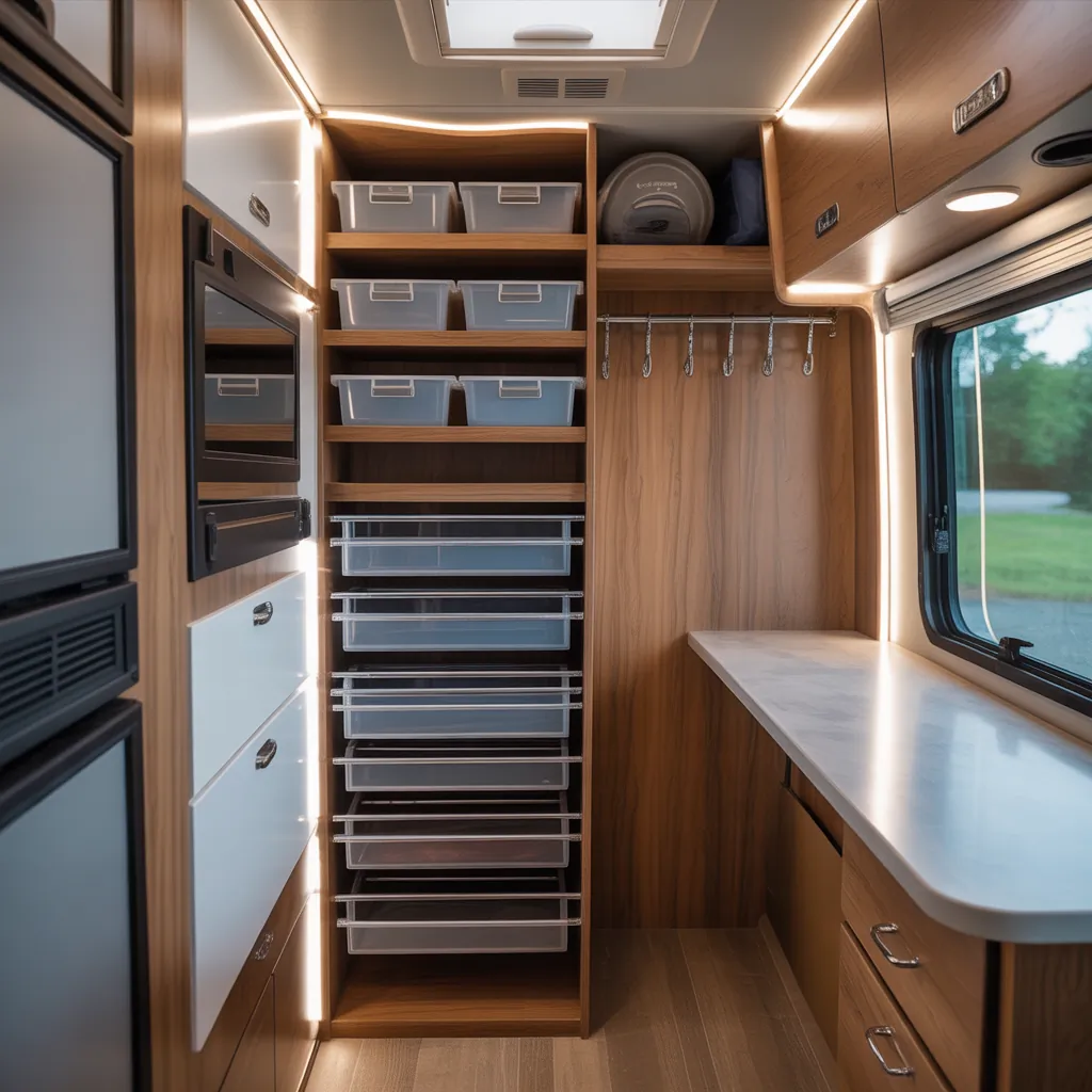 rv closet storage