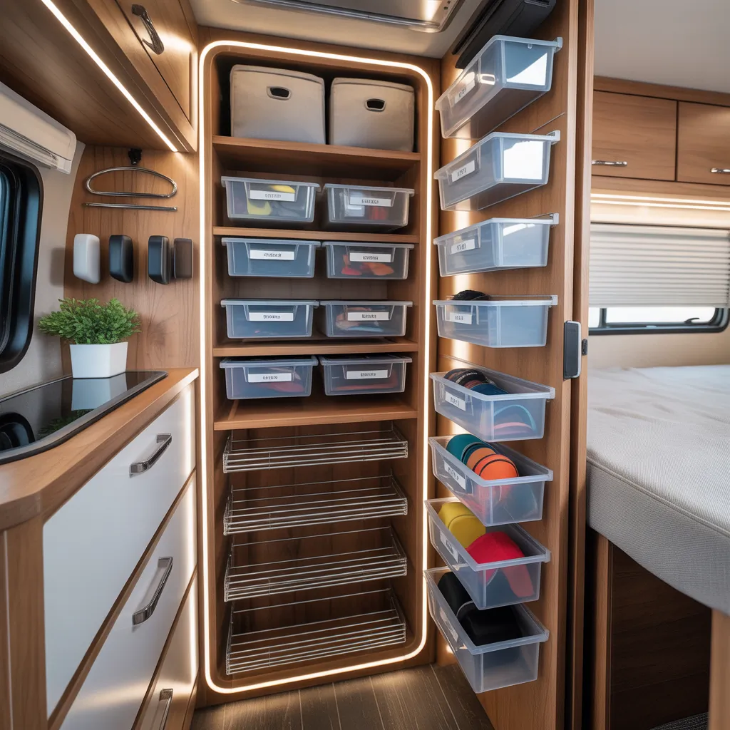 rv closet storage