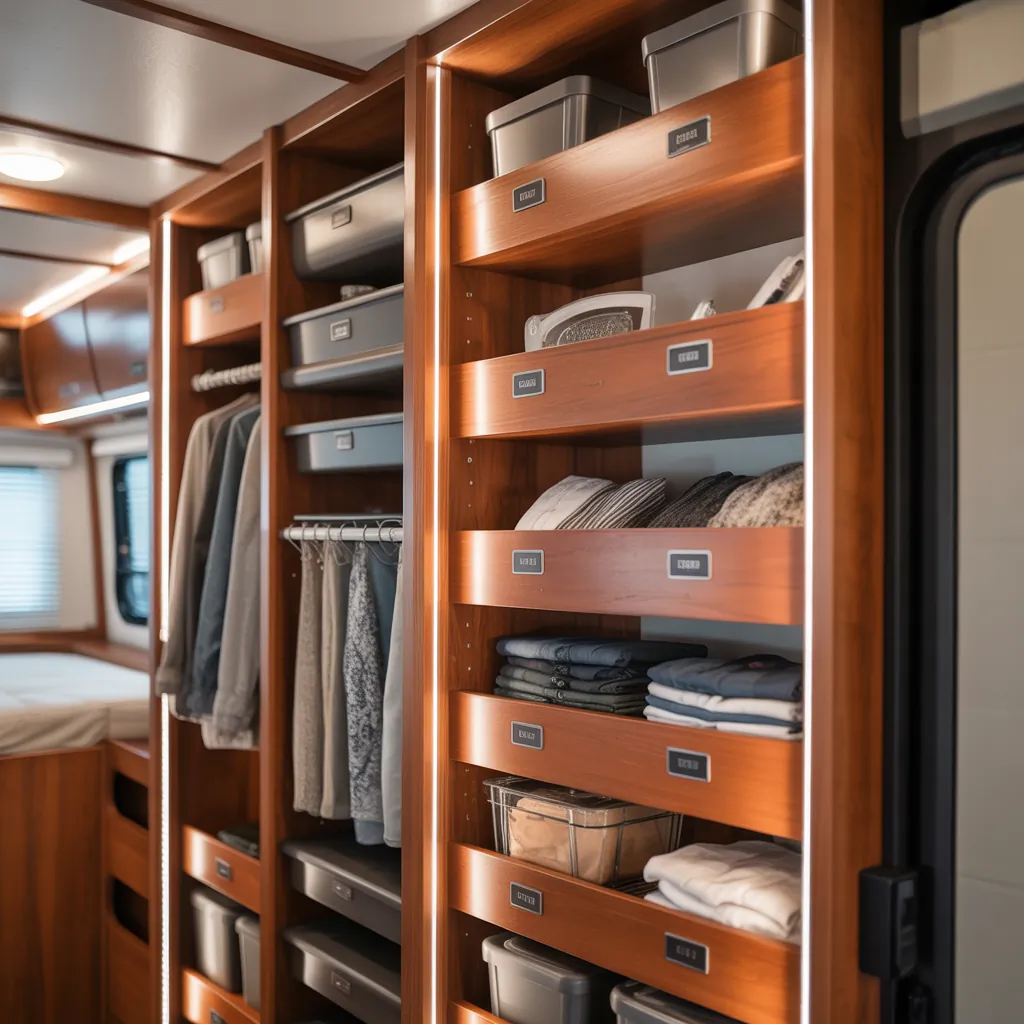 rv closet storage