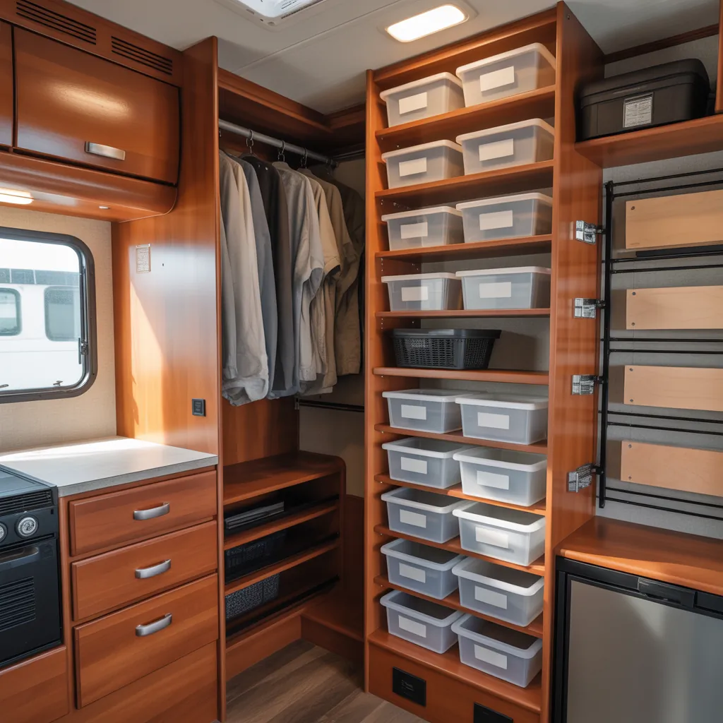 rv closet storage