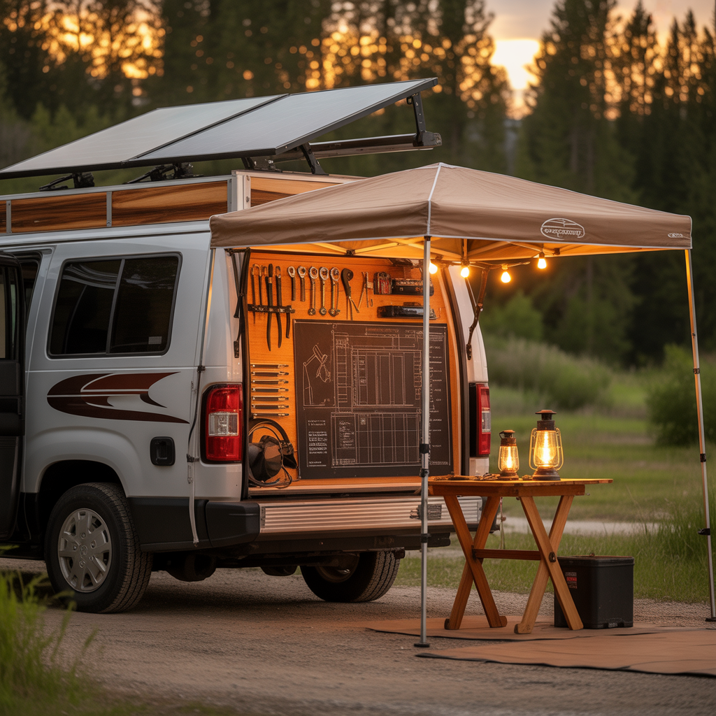 rv outdoor setup