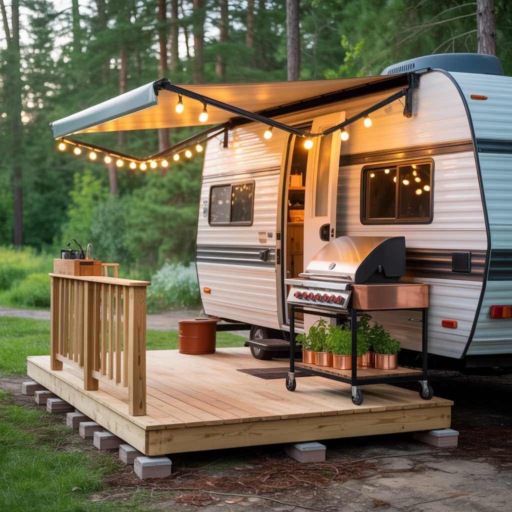 rv outdoor setup