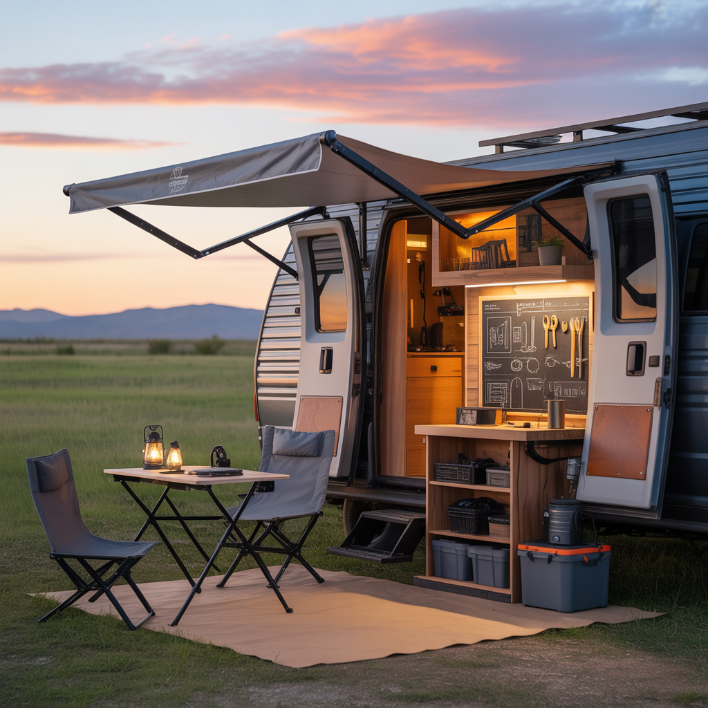 rv outdoor setup