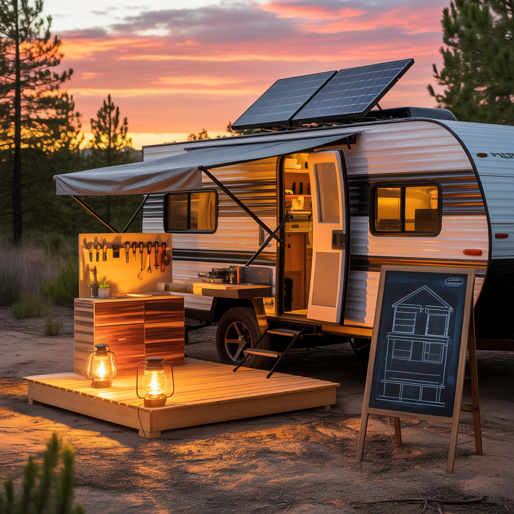 rv outdoor setup