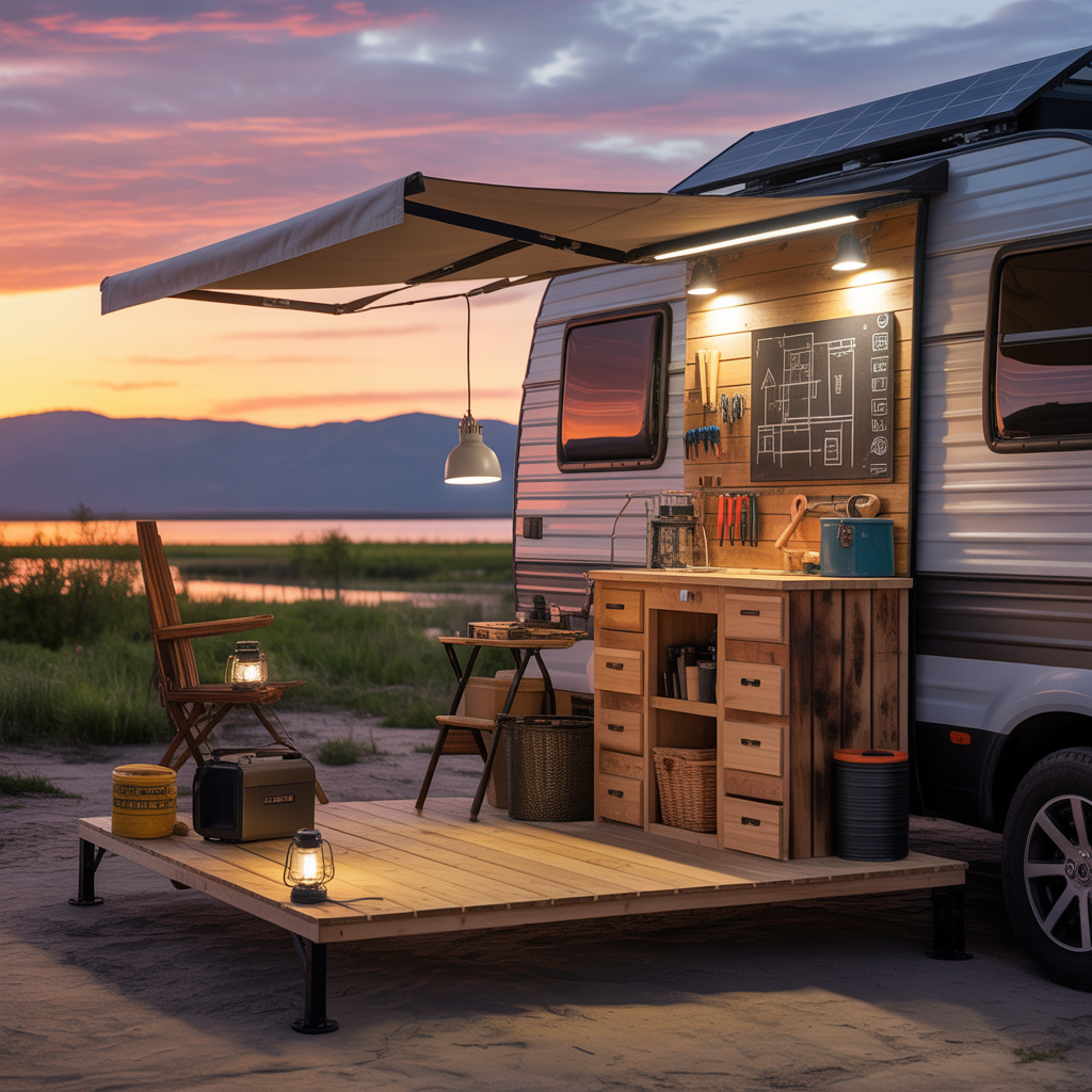rv outdoor setup