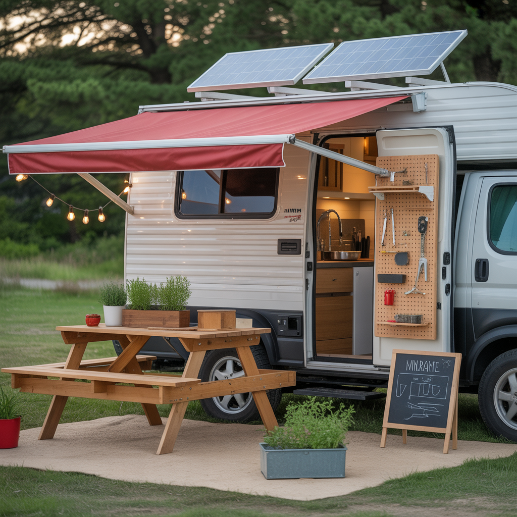 rv outdoor setup