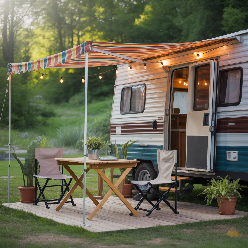 rv outdoor setup