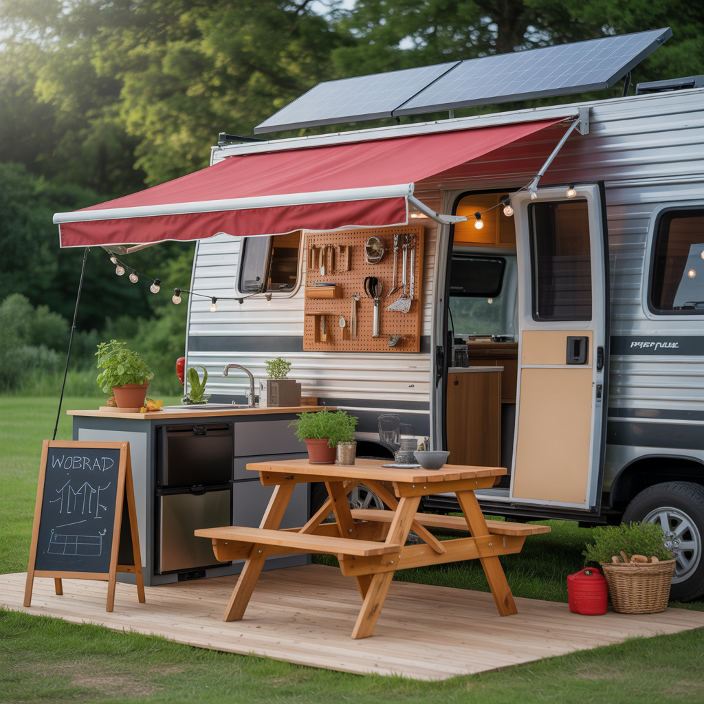 rv outdoor setup