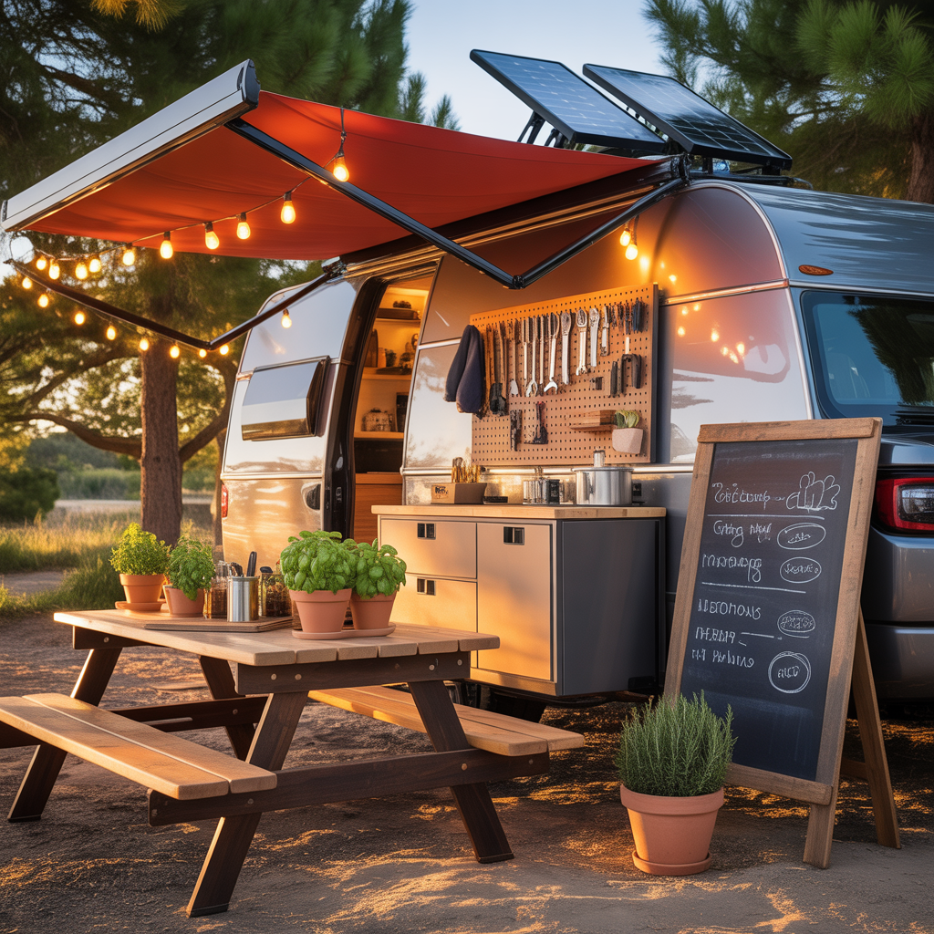 rv outdoor setup