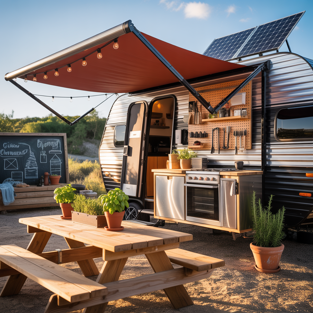 rv outdoor setup